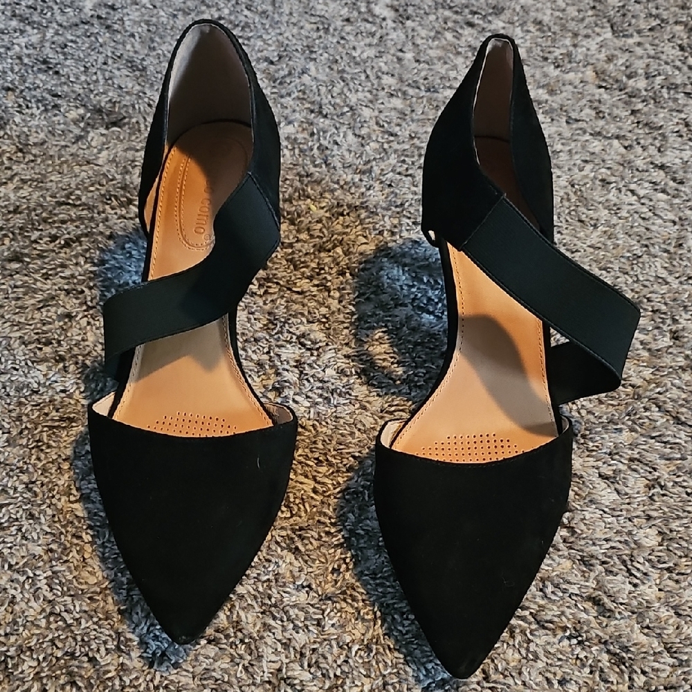 AWESOME Corso Como Denice Black Strappy Heels